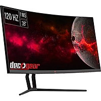 35" Deco Gear 120Hz 3440x1440 Curved Gaming Ultrawide Monitor (Open Box)